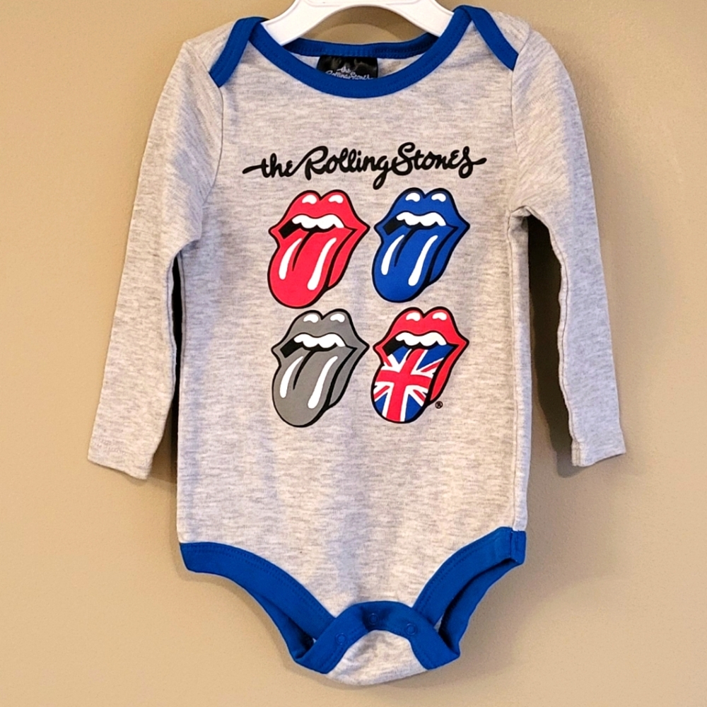 The Rolling Stones long sleeve onesie/bodysuit